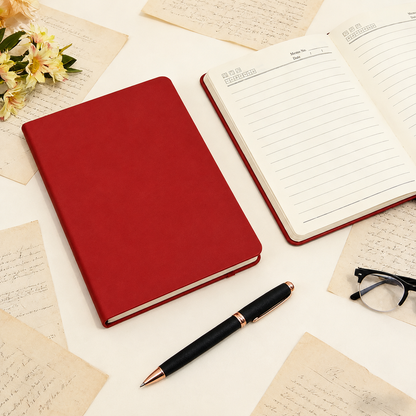 The Beatles Icons Vegan Leather Journal - Personalized A5 Printed Notebook