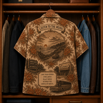 The Doobie Brothers Luxury Hawaiian Shirt - Mexican Inspired Hawaiian Special Shirt