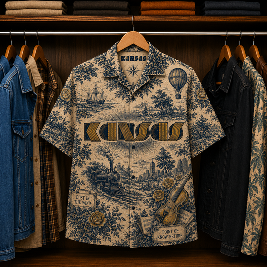 Kansas Luxury Hawaiian Shirt - Mexican Inspired Hawaiian Special Shirt