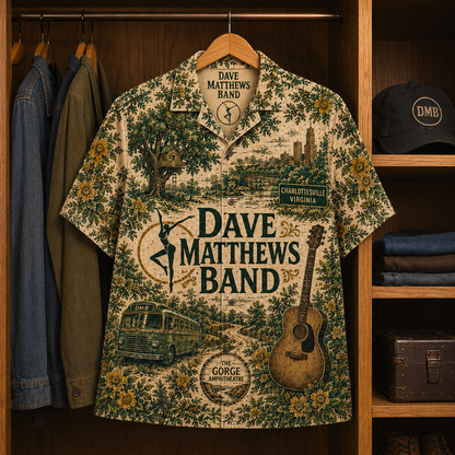 Dave Matthews Luxury Hawaiian Shirt - Tropical Inspired Hawaiian Special Shirt