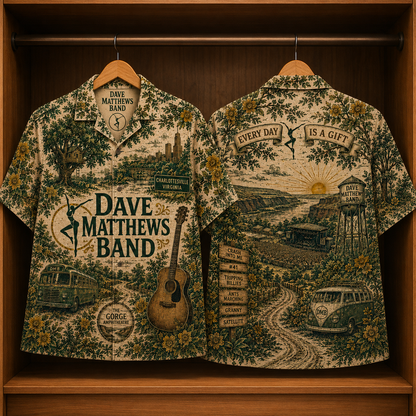 Dave Matthews Luxury Hawaiian Shirt - Tropical Inspired Hawaiian Special Shirt