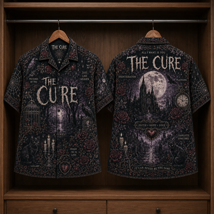 The Cure Luxury Hawaiian Shirt - Tropical Inspired Hawaiian Special Shirt
