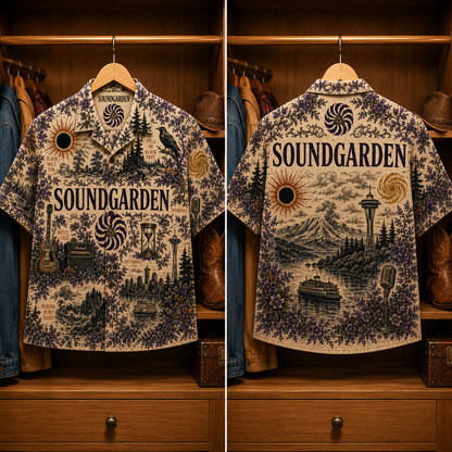 SoundGarden Luxury Hawaiian Shirt - Tropical Inspired Hawaiian Special Shirt