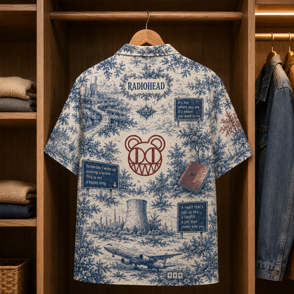 RadioHead Luxury Hawaiian Shirt - Tropical Inspired Hawaiian Special Shirt Yellow Submarine
