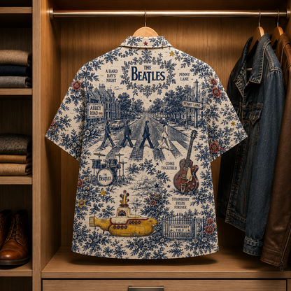 The Beatles Luxury Hawaiian Shirt - Tropical Inspired Hawaiian Special Edition