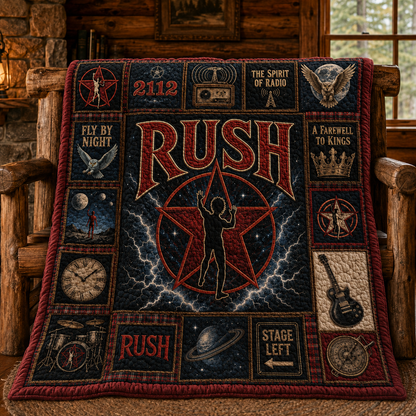 Rush Quilt Blanket – A Psychedelic Journey in Every Stitch