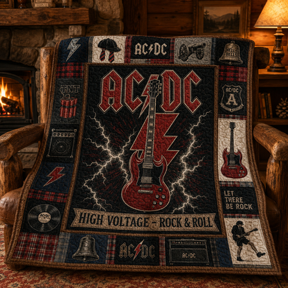 ACDC Quilt Blanket – A Psychedelic Journey in Every Stitch