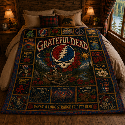Grateful Dead Quilt Blanket – A Journey in Every Stitch