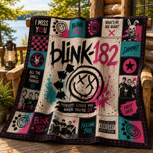 Blink-182 Quilt Blanket – A Journey in Every Stitch