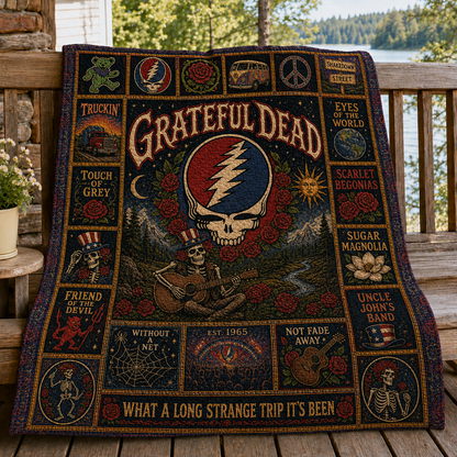Grateful Dead Quilt Blanket – A Journey in Every Stitch