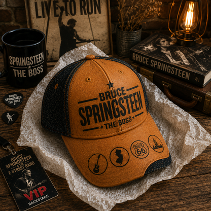 Bruce Springsteen Iconic Classic Cap – Retro Vintage Classic Cap (With Box)