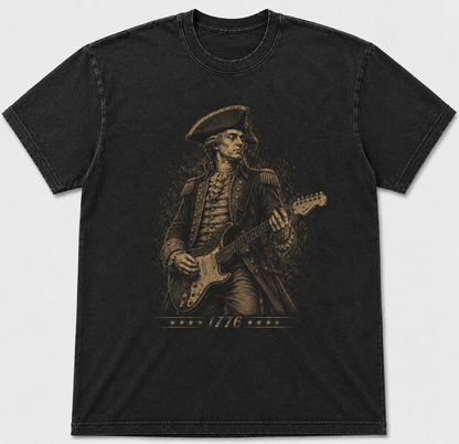 1776 Revolutionary Guitar Patriot Tee - 4th of July Inpired Tee