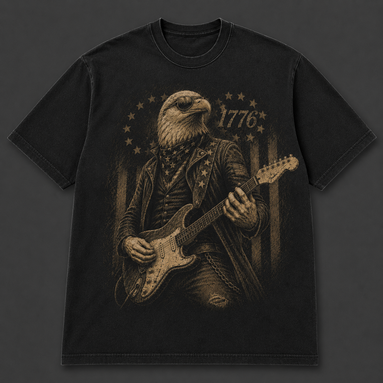 1776 Eagle Rock Freedom Tee - 250th year of FREEDOM 4th of July Inspired Tee