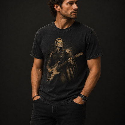 Homelander Patriot Guitar Hero Vintage Tee - 4th of July Inpired Tee
