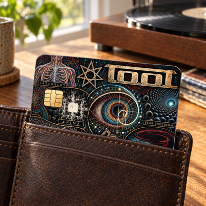 Tool Credit Card Sticker, Lateralus Fear Inoculum Album Collage Card Skin, Progressive Metal Wallet Decal Gift