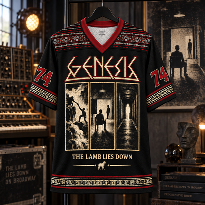 Genesis Jersey, The Lamb Lies Down on Broadway Graphic Shirt, Progressive Rock Band Jersey Gift