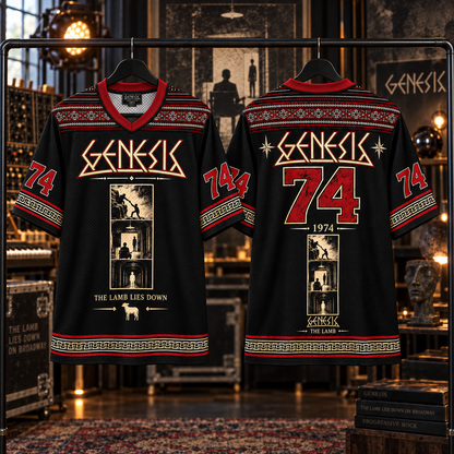 Genesis Jersey, The Lamb Lies Down on Broadway Graphic Shirt, Progressive Rock Band Jersey Gift