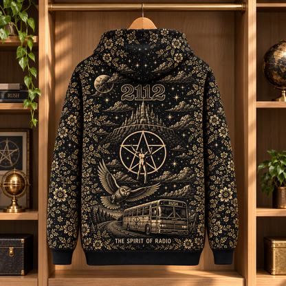 Rush 2112 Hoodie – The Spirit of Radio Classic Rock Pullover, Progressive Rock Fan Gift