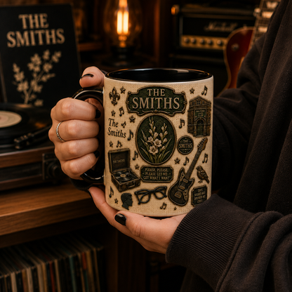 The Smiths Mug – Indie Rock Ceramic Coffee Mug, Vintage Music Gift for The Smiths Fans