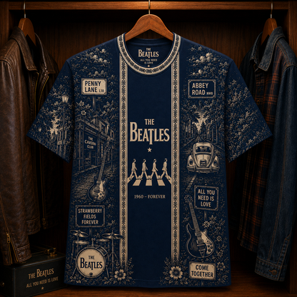 The Beatles Shirt, Abbey Road Penny Lane All You Need Is Love Tee, Vintage Beatles Music Shirt, Classic Rock Fan Gift