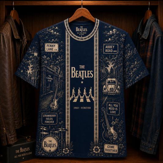 The Beatles Shirt, Abbey Road Penny Lane All You Need Is Love Tee, Vintage Beatles Music Shirt, Classic Rock Fan Gift (Copy)