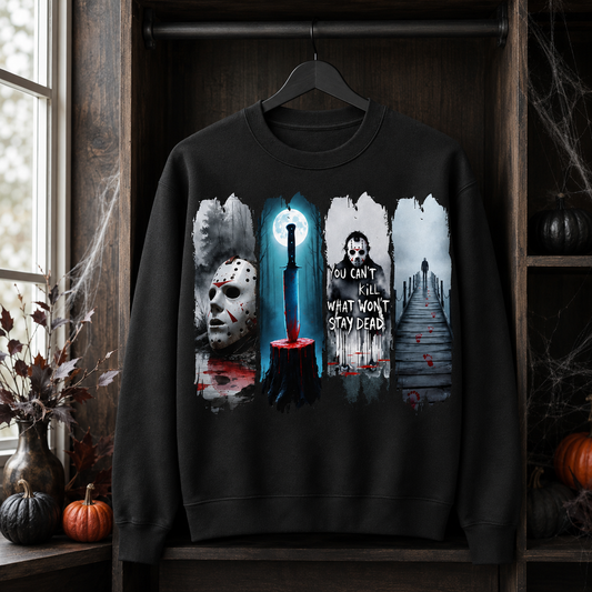 Jason Voorhees Sweatshirt – Friday the 13th Horror Halloween Sweatshirt