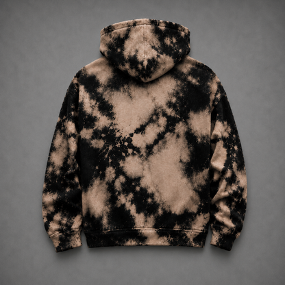Headless Horseman Hoodie, He Rides at Midnight Bleached Hoodie, Halloween Horror Pullover, Spooky Fall Gift