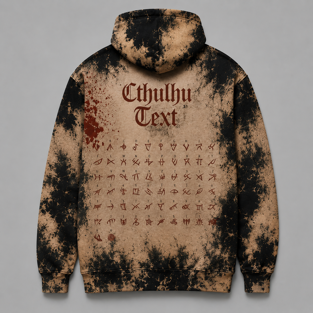 The King in Yellow Hoodie, H.P. Lovecraft Arkham Tales Pullover Hoodie, Gothic Occult Hoodie, Weird Fiction Fan Gift