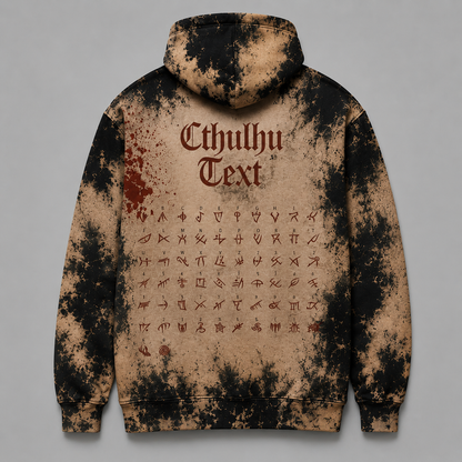 The King in Yellow Hoodie, H.P. Lovecraft Arkham Tales Pullover Hoodie, Gothic Occult Hoodie, Weird Fiction Fan Gift