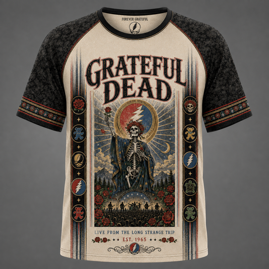Grateful Dead T-Shirt, Steal Your Face Tee, Classic Rock Band Tee, Concert Gift, Gift for Grateful Dead Fans