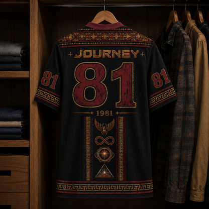 Journey Jersey, Don't Stop Believin' Jersey, Classic Arena Rock Fan Gift, Unisex Music Apparel
