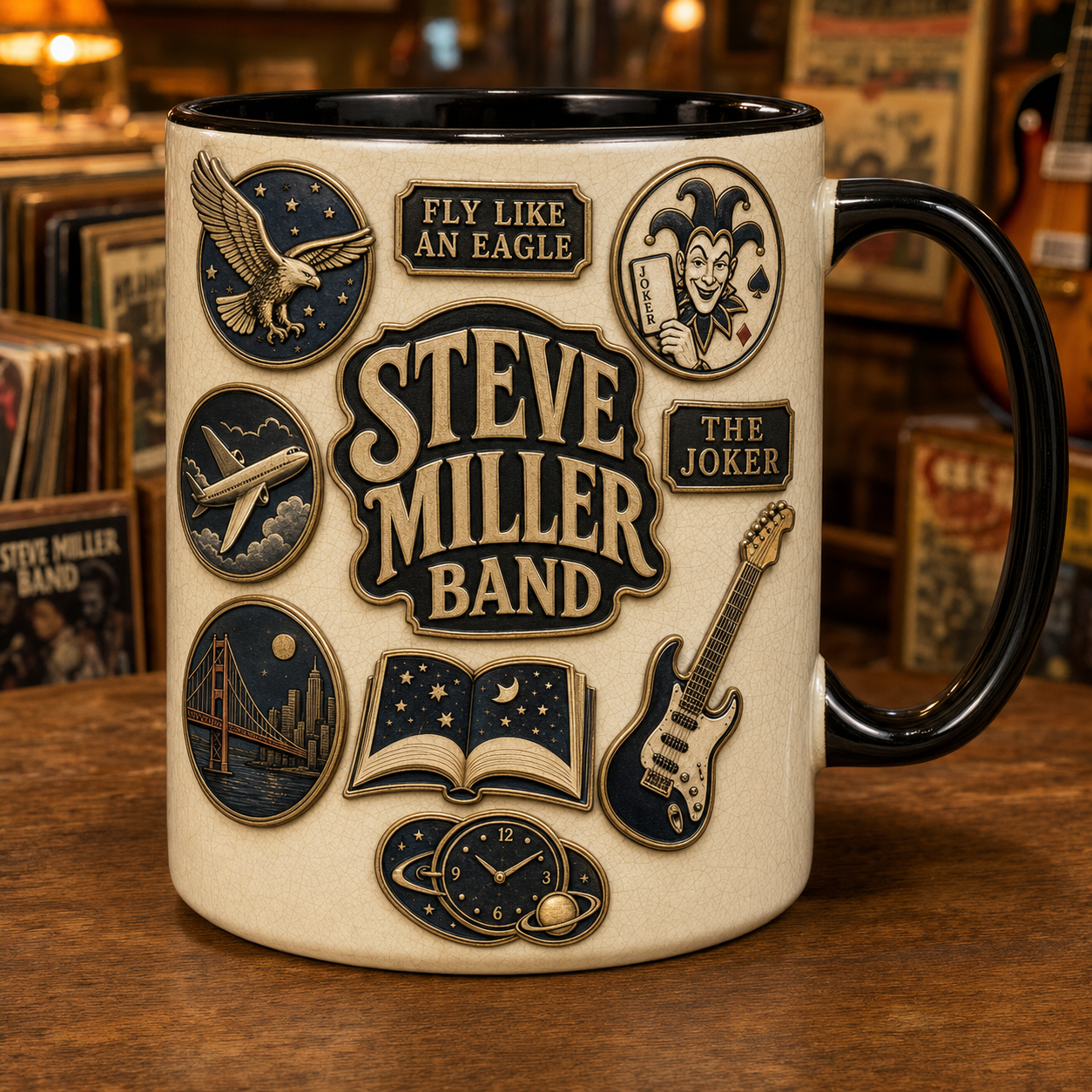 Steve Miller Band Ceramic Mug – The Joker Abracadabra Classic Rock Fan Gift