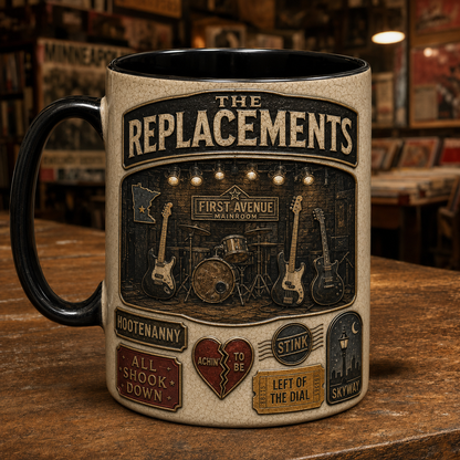 The Replacements Ceramic Mug – Minneapolis First Avenue Retro Punk Rock Fan Gift