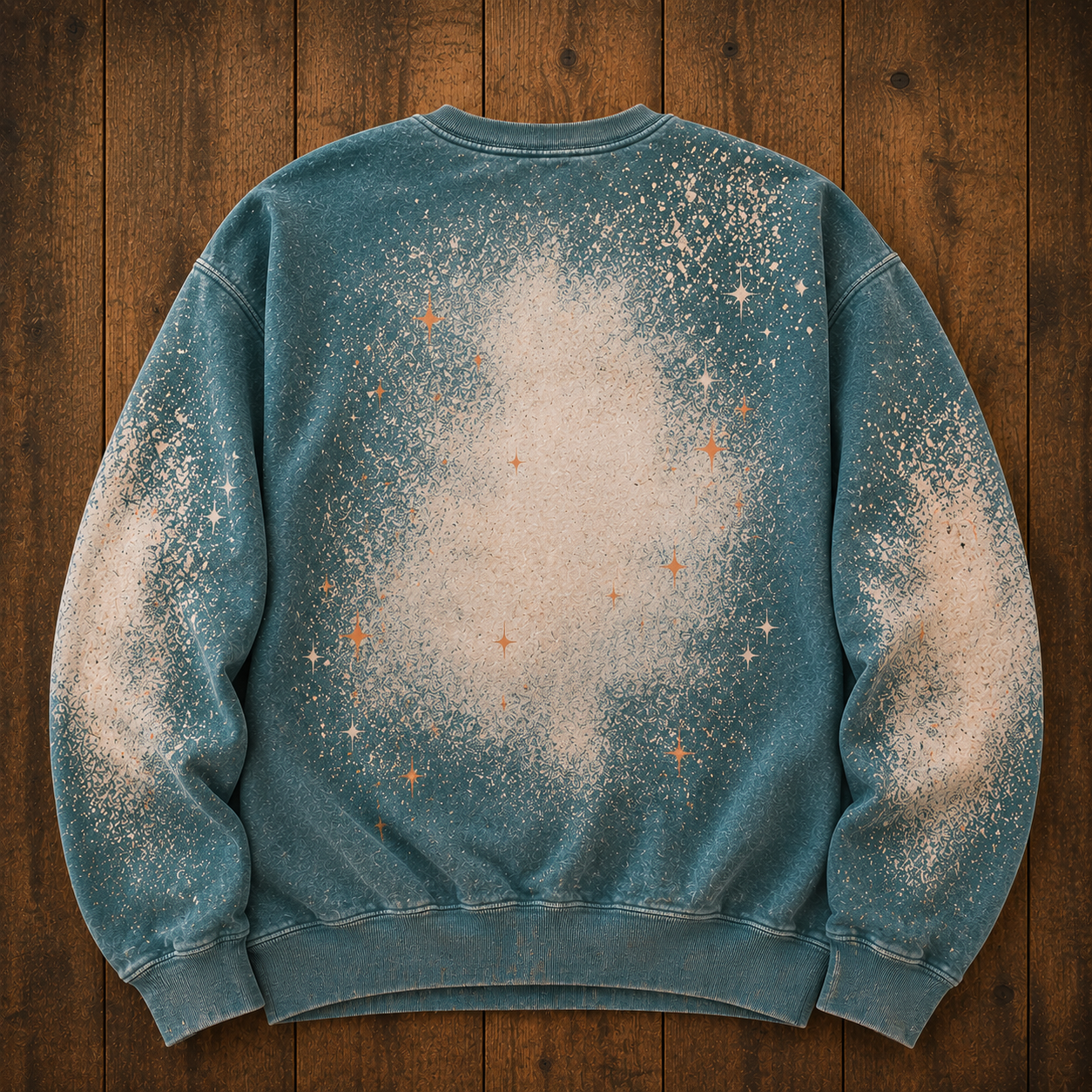 Hocus Pocus Sanderson Sisters Bleached Blue Sweatshirt, Vintage Acid Wash Crewneck
