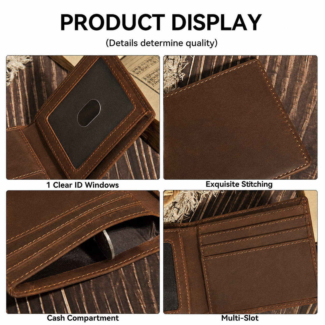 The Beatles Portrait Wallet –  The Beatles Inspired Leather Wallet (With Box)