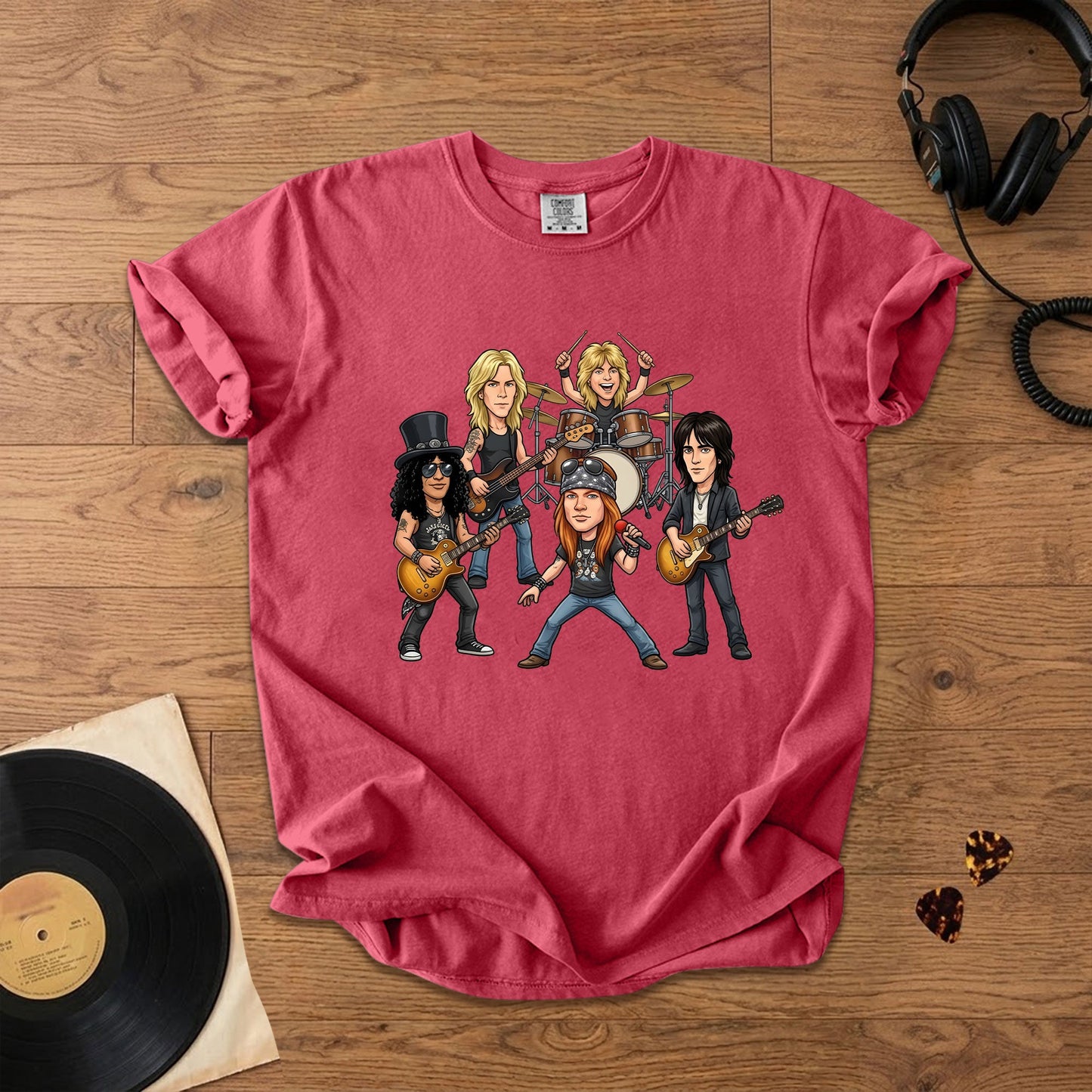 Guns N’ Roses Band Graphic T-Shirt – Rock Fan Tee