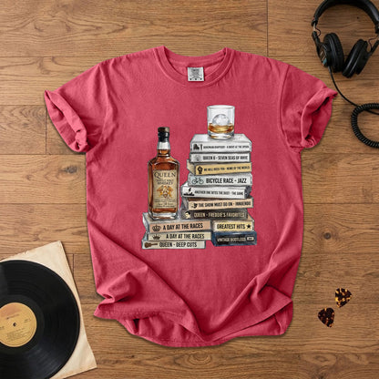Queen Band Cassette Album Collection T-Shirt – Vintage Rock Music Queen Band Merch Tee