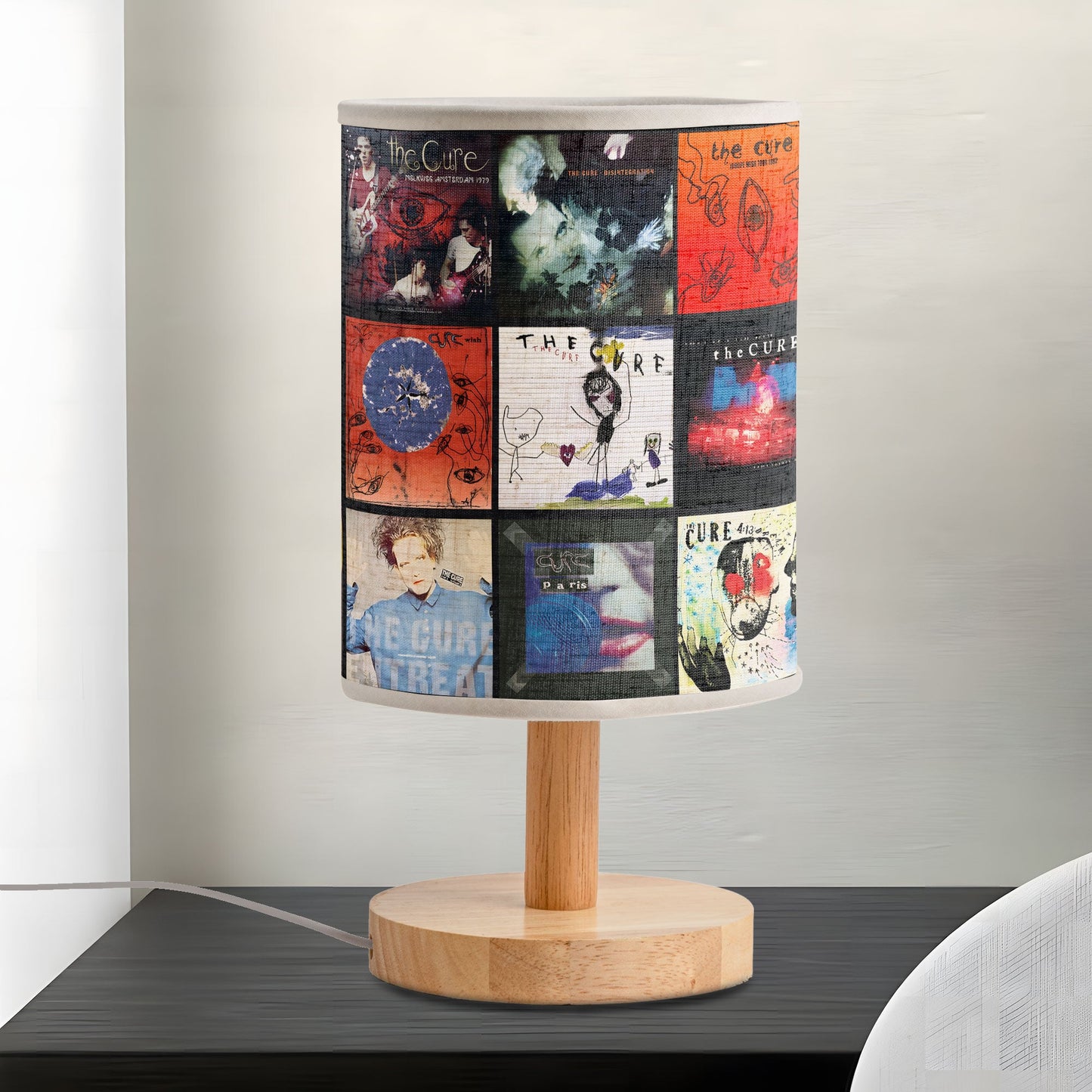 The Cure Album Art Fabric Lamp