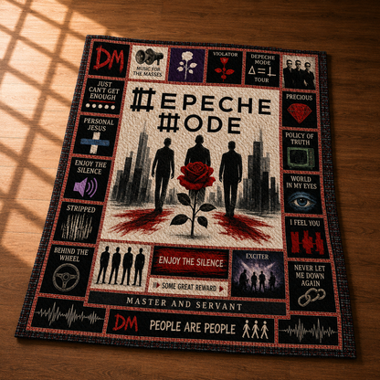 Depeche Mode Quilt Blanket – A Rock And Roll Forever Tribute To A Amazing Band