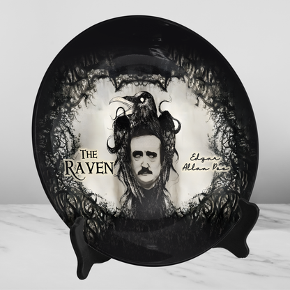 The Raven Ceramic Plate – Edgar Allan Poe Gothic Collection