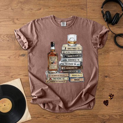 Bruce Springsteen Cassette Album Collection T-Shirt – Vinatge Rock Music Bruce Springsteen Merch Tee
