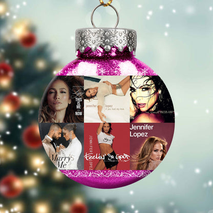 Jennifer Lopez Ball Ornament – Shine Bright with Pop Glamour