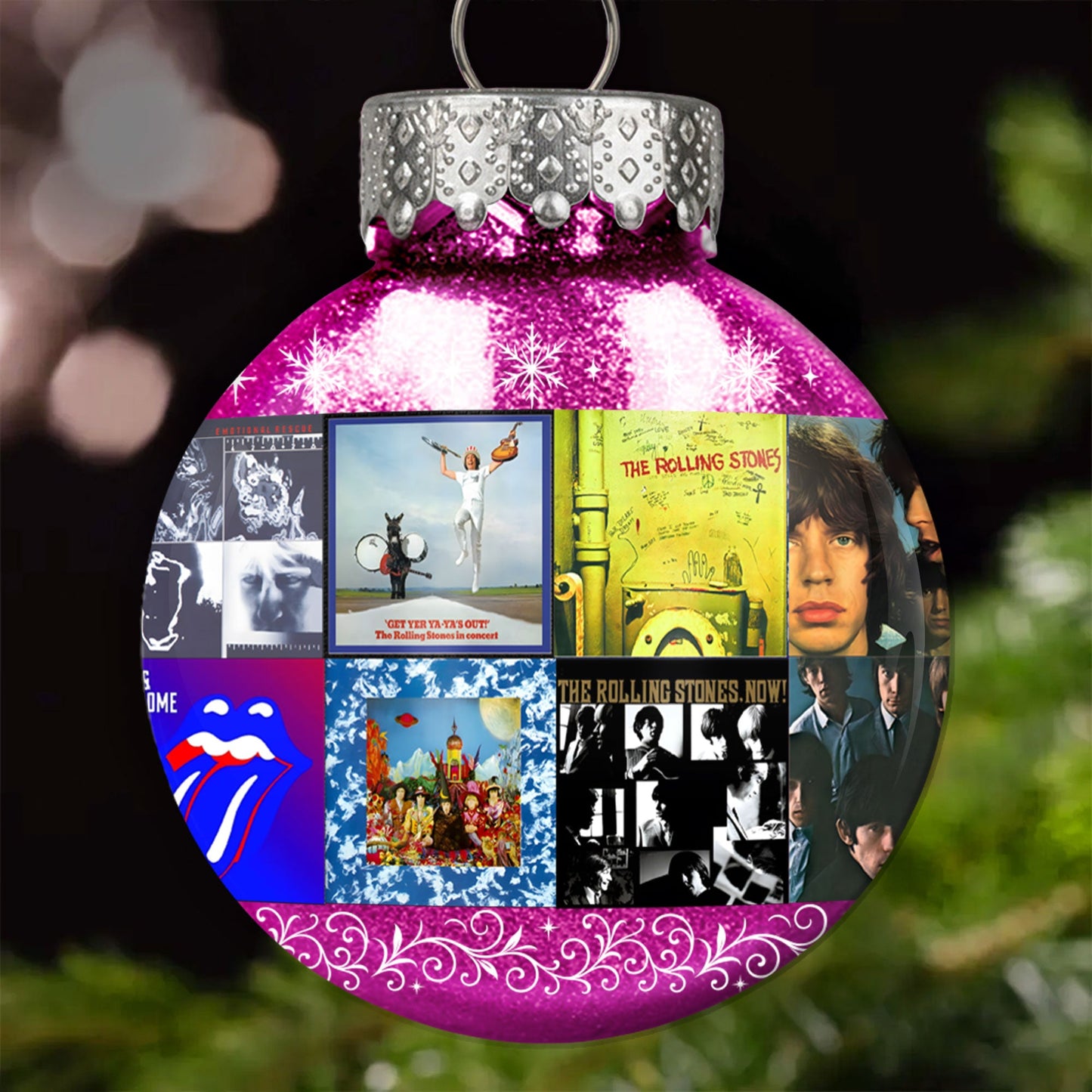 The Rolling Stones Ball Ornament – Rock ’n’ Roll Royalty for Your Tree