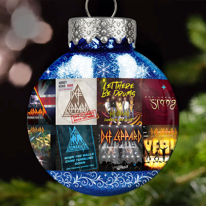 Def Leppard Ball Ornament – Rock ’n’ Roll Glory