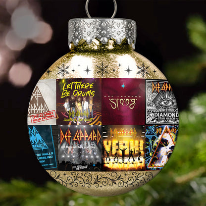Def Leppard Ball Ornament – Rock ’n’ Roll Glory