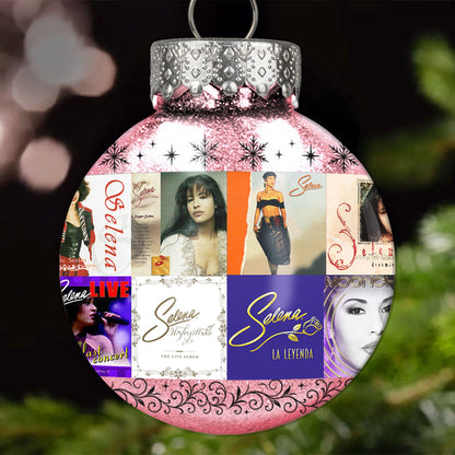 Selena Ball Ornament – The Queen of Tejano Shines Bright This Christmas