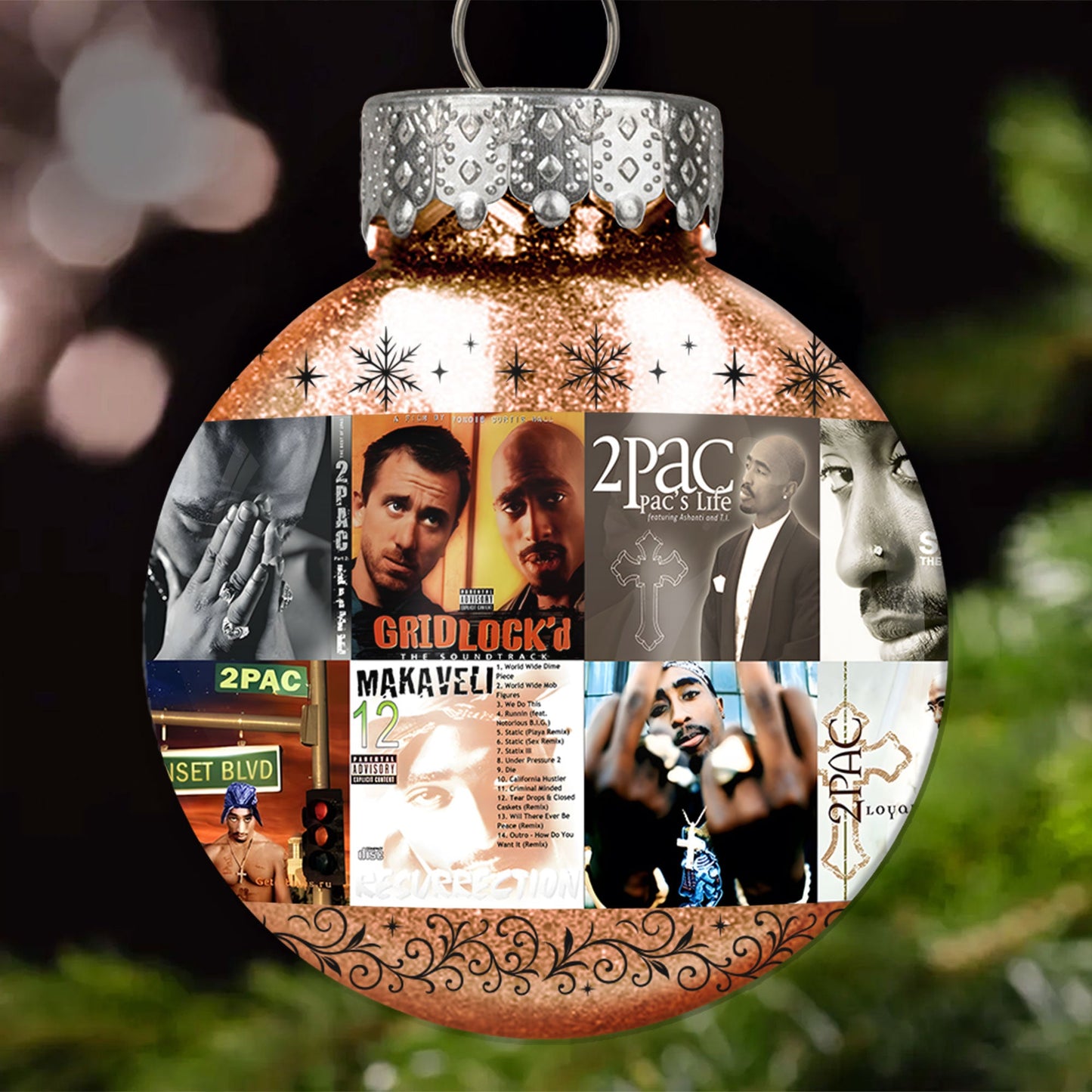 2Pac Ball Ornament – Legacy of Hip-Hop