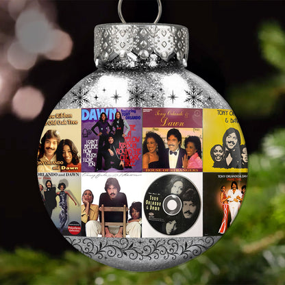 Tony Orlando & Dawn Ball Ornament – A Heartwarming Holiday Gift for Music Lovers