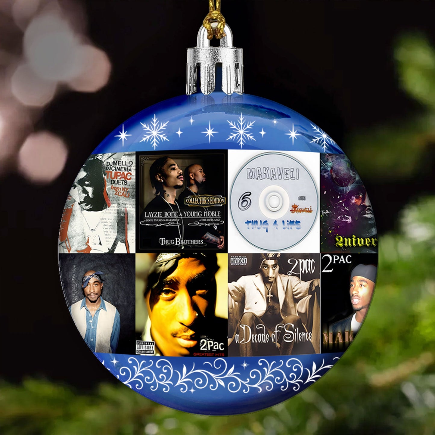 2Pac Ball Ornament – Legacy of Hip-Hop