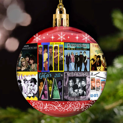 The Go-Go’s Ball Ornament – Pop Rock Trailblazers